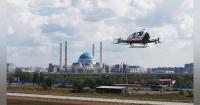 EHang Celebrates First Pilotless eVTOL Passenger Flight in Central Asia