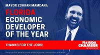 Florida chamber trolls NYC mayor, names him 'economic developer of the year'