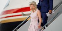 Trump 'snuck off' endangered bait plane with controversial 'diaper nurse'