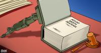 Today's cartoonShadi's take on a death sentence for Syria's former president