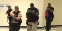Law enforcement runs through active shooter drill at Bertie County High School
