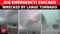 National Emergency! Massive Tornado Rips Through Chicago; Sirens Blast In Illinois | Watch