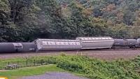 Several train cars derail along historic tracks in Pennsylvania