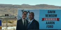 $5K reward offered for any information on defaced Aaron Ford campaign ads in Las Vegas