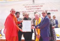 LG Ladakh VK Saxena inaugurates Black-Necked Crane Festival