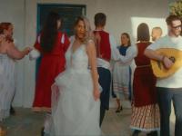 Greek artist brings bridal look to Summer Medley song