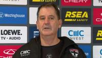 St Kilda coach Ross Lyon takes full responsibility for team’s struggles: ‘Don’t say we’re coaching great’