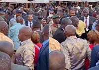 Embarrassing moment Mathira MP ERIC WAMUMBI was pushed aside by RUTO’s security team in Naivasha - Is RUTO done with him after the Ol Kalou by-election loss? (Watch)