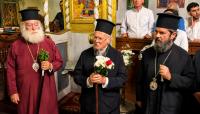 Heads of Albanian and Alexandrian Churches arrive for Pat. Bartholomew's jubilee