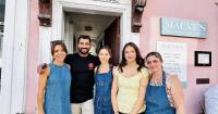 Family-run café celebrates third anniversary with customers