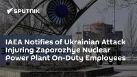 IAEA Notifies of Ukrainian Attack Injuring Zaporozhye Nuclear Power Plant On-Duty Employees