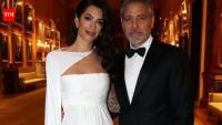 George Clooney and Amal Clooney make a rare appearance with their twins in Italy at a fundraising event