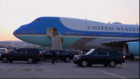 Reports Trump hid in catering van ahead of secret flight following Iran threat