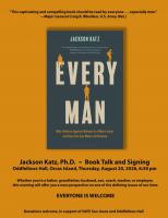 Acclaimed author Jackson Katz to speak about new book ‘Every Man: Why Violence Against Women Is a Men’s Issue’