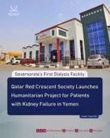 QRCS launches project for kidney patients in Yemen