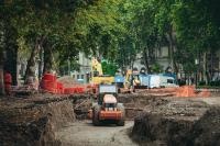 Tbilisi City Hall fines Smart Solution, a company performing rehabilitation works on Rustaveli Avenue, for violating the terms of the contract