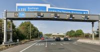 Lorry driver in his 20s dies after vehicle left M3 and ended up below slip road