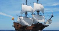 Historic Spanish galleon replica arrives on Ayrshire coast