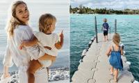 Prince Harry's ex Chelsy Davy, 40, shares rare insight into glamorous island life in Mauritius with her hotelier husband Sam and their three children