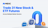 MEXC Introduces 31 New 0-Fee Stock and ETF Futures Across Key Market Sectors
