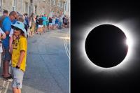 Solar eclipse 2026 live: Huge queues to buy glasses to watch tonight’s event as households issued energy warning