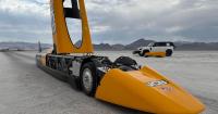 British driver sets another speed record, this time in a hydrogen-powered car