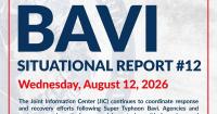 Super Typhoon Bavi – Situational Report #12 – Aug. 12, 2026 – 7 p.m. ChST