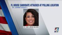 ‘There’s no reason to put your hands on someone’: Florida house candidate speaks out after polling place attack