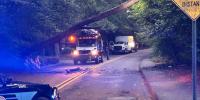 Tree downs power lines, closes road in northwest Atlanta