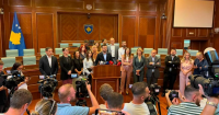 Kosovo parliament deadlock turns physical