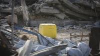 Palestinian suspects steal pipes near Yellow Line in Gaza, IDF responds too slowly to apprehend