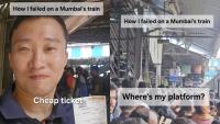 “Deeply Respect The People Here”: South Korean Creator Fails To Board Mumbai Local, Takes Taxi After Multiple Attempts