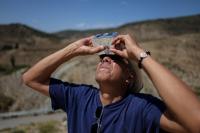 WATCH LIVE: Total solar eclipse darkens skies over Spain, Iceland