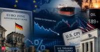 Global Market: Euro zone bond yields dip ahead of US CPI, heavy debt supply