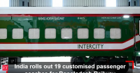 India builds a new train for Bangladesh