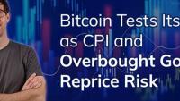 Bitcoin tests its cloud as CPI and overbought gold reprice risk
