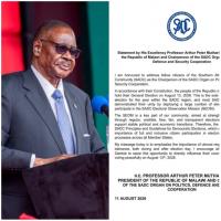 #ZambiaDecides2026: Mutharika calls for peaceful, credible elections