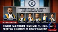 Guyana Bar Council Condemns CCJ Leak — Silent On Substance Of Judges’ Concerns