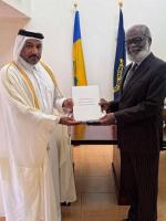 Governor general of Saint Vincent and Grenadines receives credentials of Qatar's ambassador
