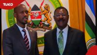 Nairobi county's Geoffrey Mosiria meets Speaker Wetang'ula on street families, cancer care