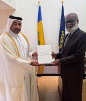 Governor General of Saint Vincent and the Grenadines receives credentials of Qatar's Ambassador