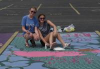 Civic Memorial High School Students Paint Parking Spots and Start School Year with Focus on the Future
