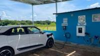The first solar charging station for electric vehicles has been inaugurated in Cuba
