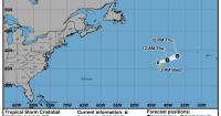 Atlantic system develops into Tropical Storm Cristobal