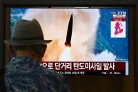 North Korea launches suspected ballistic missile, Japan’s defence ministry says