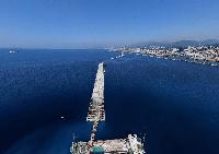 Genoa breakwater reaches 1.5km construction milestone
