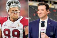JJ Watt speaks out on CBS sports promotion as Tony Romo put on indefinite leave after arrest