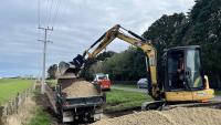 Construction begins on Rapanui Rd Trail in rural Whanganui