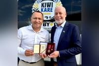 Ukraine honours Tauranga aid leader