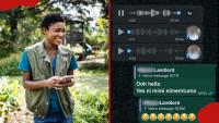 Kenyan lady leaks landlord's WhatsApp voice note after sending her bae to pick items from house